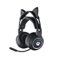 HeadSet/Fones de ouvido com orelhas de gato e microfone para PC e Gamer